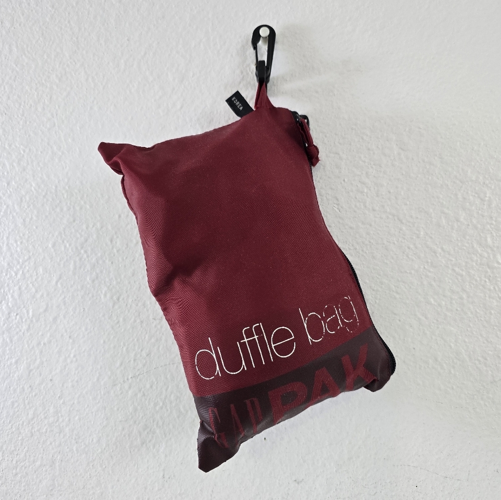 GAP "Gap Pack" Vintage Foldable Red Duffle Bag